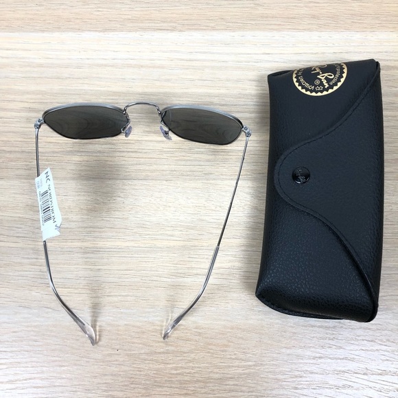 NWT Ray-Ban Gunmetal Aviators RB385751 - Picture 6 of 11